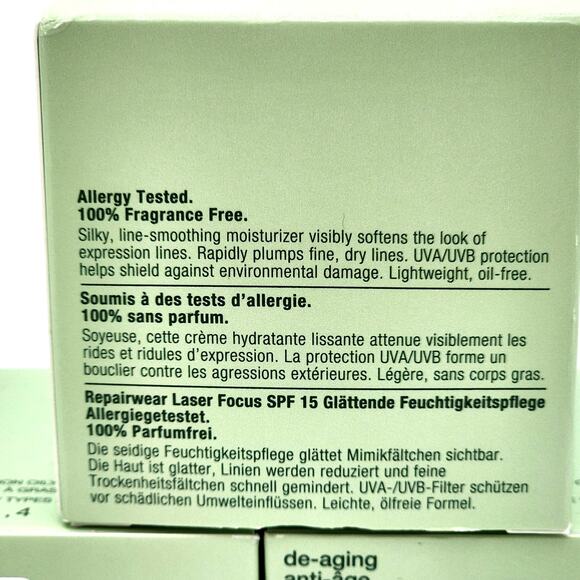 CLINIQUE REPAIRWEAR LASER FOCUS LINE SMOOTHING CREAM SPF 15 - Picture 6 of 10
